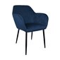 Kėdė Evelin, mėlyna kaina ir informacija | Virtuvės ir valgomojo kėdės | pigu.lt