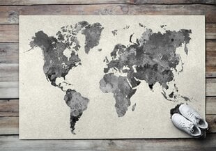 Durų kilimėlis Pasaulio Žemėlapis 150x100 cm цена и информация | Придверные коврики | pigu.lt