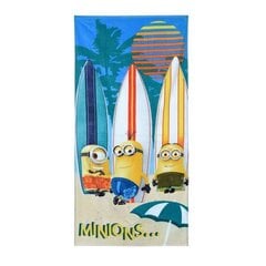 Vaikiškas rankšluostis Minions, 70x140 cm цена и информация | Полотенца | pigu.lt