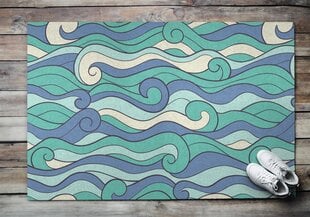 Durų kilimėlis Jūros Bangos 150x100 cm цена и информация | Придверные коврики | pigu.lt