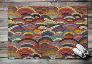 Durų kilimėlis Spalvinga Abstrakcija 150x100 cm цена и информация | Придверные коврики | pigu.lt