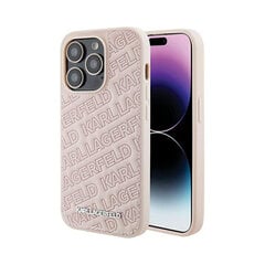 Оригинальный для KARL LAGERFELD Quilted Pattern iPhone 15 Pro Max (6,7″) цена и информация | Чехлы для телефонов | pigu.lt