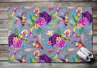 Durų kilimėlis Gėlės Paukščiai 150x100 cm kaina ir informacija | Durų kilimėliai | pigu.lt