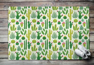 Durų kilimėlis Modelio Kaktusai 150x100 cm цена и информация | Придверные коврики | pigu.lt