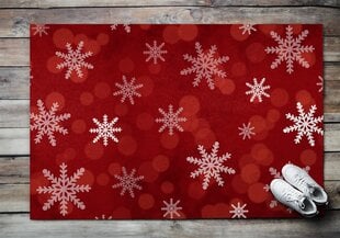Durų kilimėlis Kalėdinės Žvaigždės 150x100 cm цена и информация | Придверные коврики | pigu.lt
