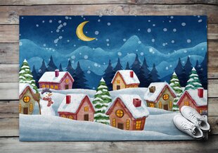 Durų kilimėlis Kalėdų Žiema 150x100 cm kaina ir informacija | Durų kilimėliai | pigu.lt