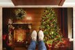 Durų kilimėlis Kalėdų Eglutė 150x100 cm kaina ir informacija | Durų kilimėliai | pigu.lt