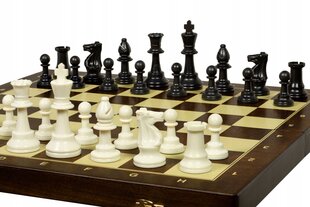 Šachmatai Sunrise Chess & Games Training Chess, pasunkinti metalu, 48 x 48 cm kaina ir informacija | Stalo žaidimai, galvosūkiai | pigu.lt