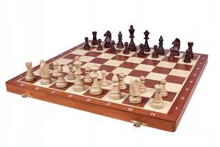 Mediniai turnyriniai šachmatai Sunrise Chess & Games, 54 x 54 cm kaina ir informacija | Stalo žaidimai, galvosūkiai | pigu.lt