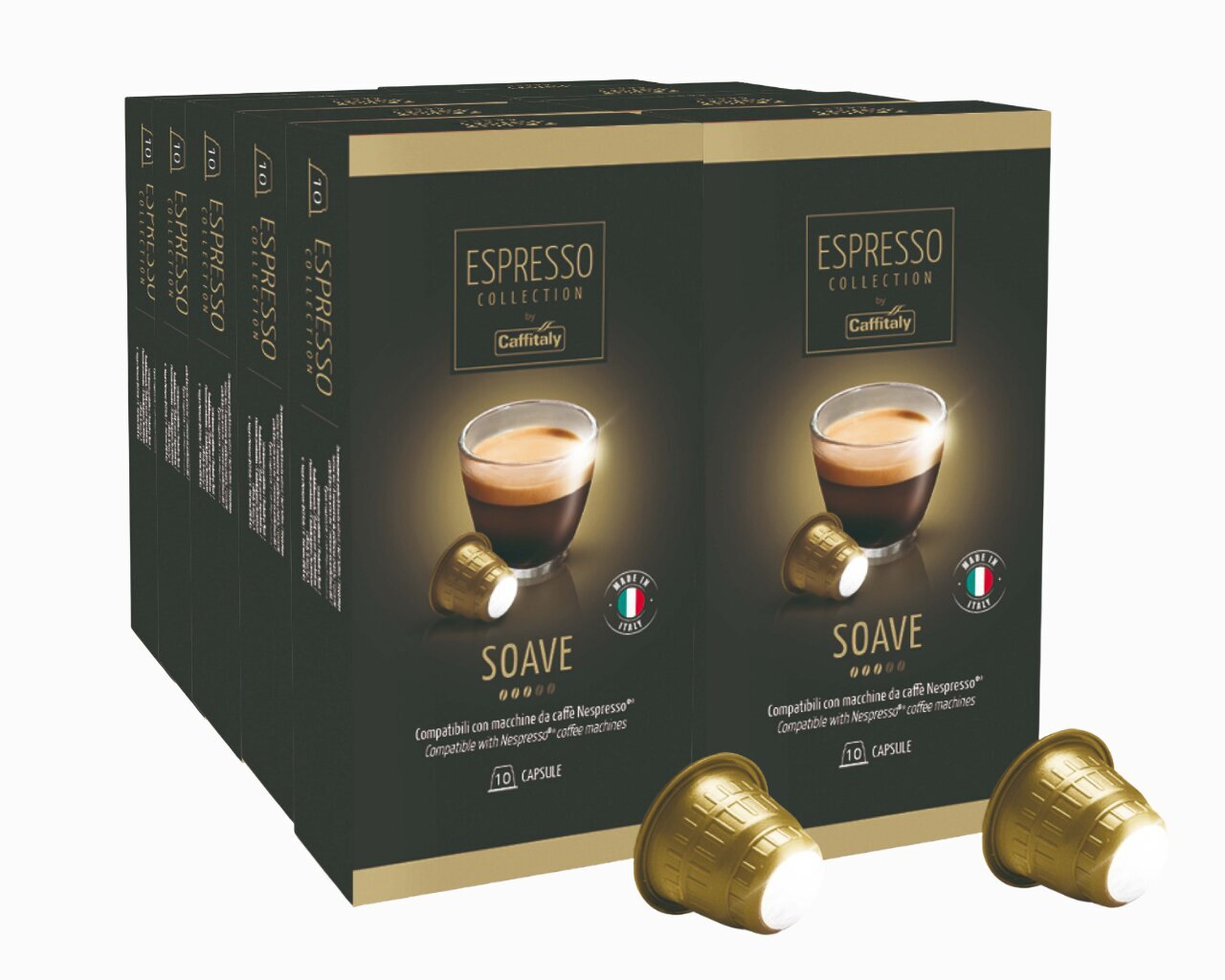 Caffitaly kavos kapsulės Soave, 12 x 10 vnt. цена и информация | Kava, kakava | pigu.lt