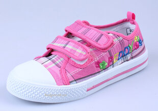 Sportiniai batai mergaitėms Peddy, rožiniai цена и информация | Детская спортивная обувь | pigu.lt