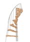 Spiraliniai laiptai Minka Suono Smart Ø120 cm, Balti kaina ir informacija | Laiptai | pigu.lt