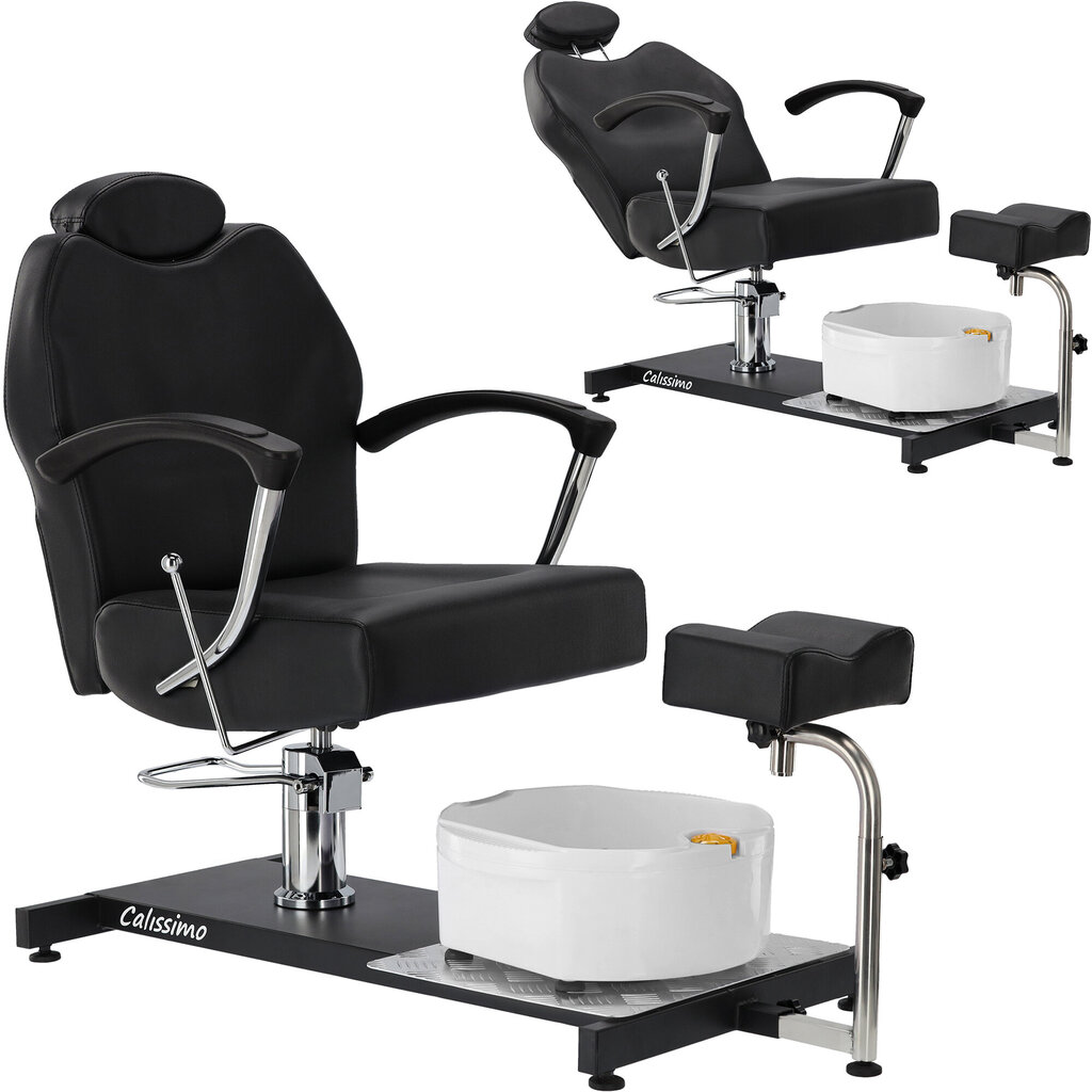 Kosmetologinė kėdė Marla, juoda kaina ir informacija | Baldai grožio salonams | pigu.lt