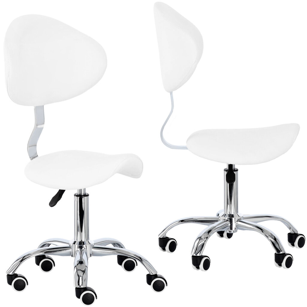 Kosmetologinė kėdė Calissimo, 100x38x40 cm, baltas kaina ir informacija | Baldai grožio salonams | pigu.lt