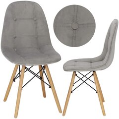 Мягкое кресло Milano Springos DC0025, серое цена и информация | Стулья для кухни и столовой | pigu.lt
