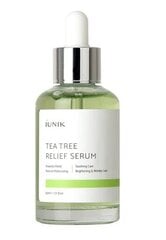 Сыворотка с чайным деревом iUNIK Tea Tree Relief Serum, 50ml цена и информация | Сыворотки для лица, масла | pigu.lt