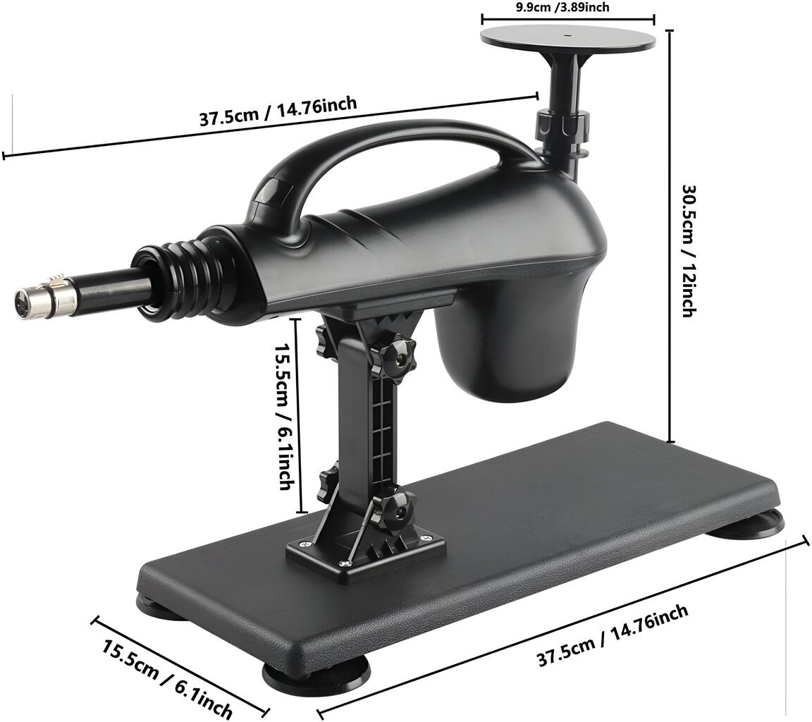 Секс-машина LIVMAN E-134 на 4 присосках с 9 различными 3XLR аксессуарами  для крепления цена | n18.pigu.lt