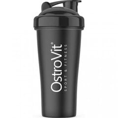Шейкер «OstroVit» Sport, черный, 700 мл цена и информация | Фляги для воды | pigu.lt