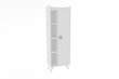 Vonios spintelė Asir, 50x140x31,8 cm, balta kaina ir informacija | Vonios spintelės | pigu.lt