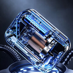 Elektrinis nešiojamasis oro siurblys Lingchen LC-A7 5000mAh LED 80W kaina ir informacija | Auto reikmenys | pigu.lt