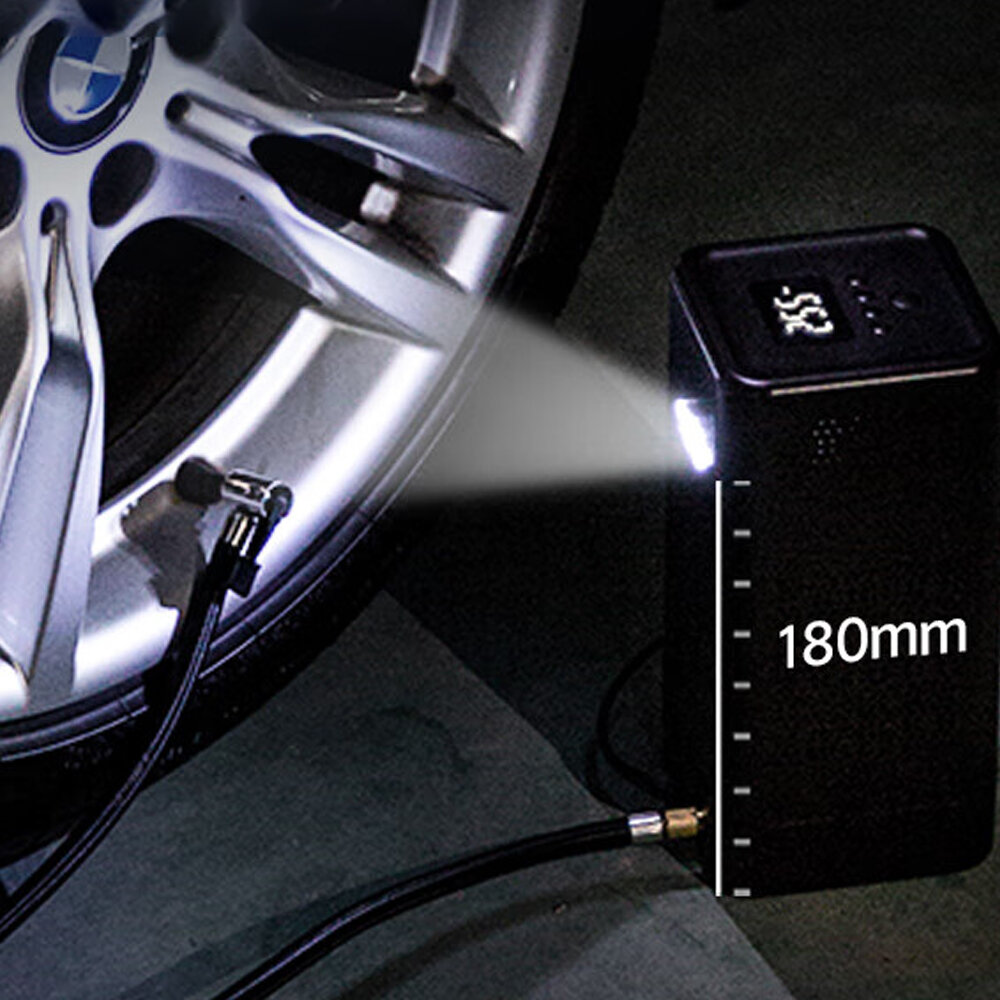 Elektrinis nešiojamasis oro siurblys Deli DL880350 LED 180W 33L/min kaina ir informacija | Auto reikmenys | pigu.lt