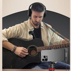 Беспроводной микрофонe Saramonic Blink500 ProX B2 360°DSP 48Khz OLED 2.4Hz 3.5mm цена и информация | Микрофоны | pigu.lt