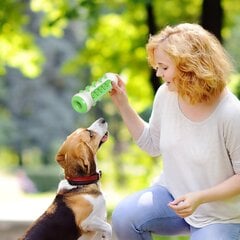 Žaislas šunims - dantų šepetėlis, žalias kaina ir informacija | Žaislai šunims | pigu.lt