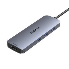 Mokin Hub 8in1 MOUC0409 цена и информация | Адаптеры, USB-разветвители | pigu.lt