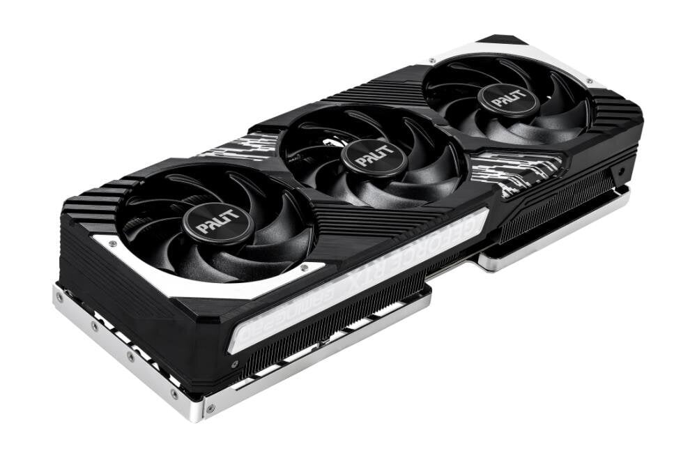 Palit GeForce RTX 4070 Ti Super GamingPro OC (NED47TSH19T2-1043A) kaina ir informacija | Vaizdo plokštės (GPU) | pigu.lt