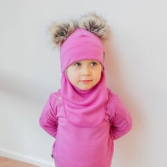 Детская шапка-шлем Kiki Lenne, розовый цена и информация | Шапки, перчатки, шарфы для девочек | pigu.lt