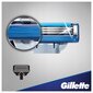 Skutimosi galvutės Gillette Mach3 Turbo, 8 vnt. цена и информация | Skutimosi priemonės ir kosmetika | pigu.lt