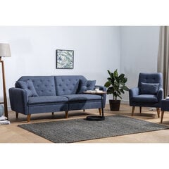 2-х частей гостиной мебельный комплект Asir Terra-TKM06-1048, синий цена и информация | Комплекты мягкой мебели | pigu.lt