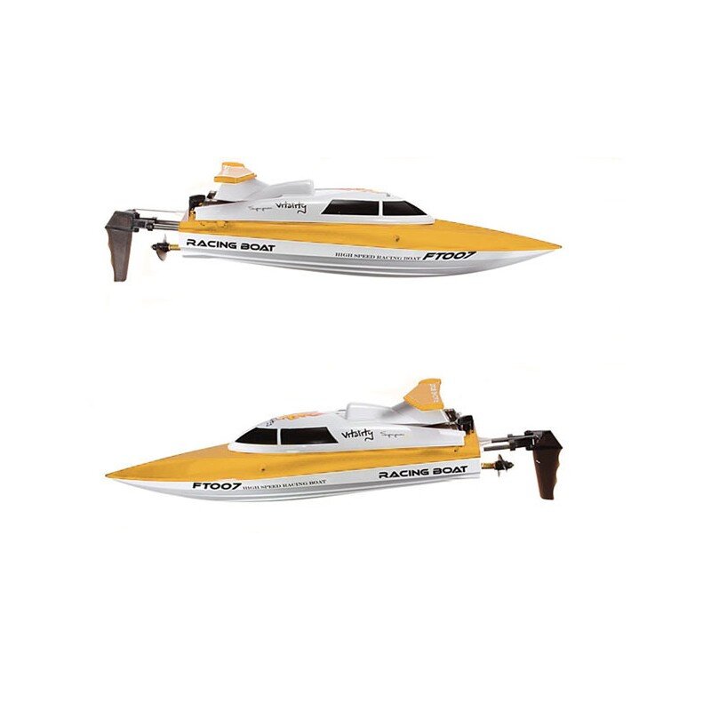 Nuotoliniu būdu valdoma valtis, geltona FT007 цена и информация | Žaislai berniukams | pigu.lt