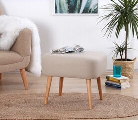 Pouffe Parrot - Cream цена и информация | Кресла-мешки и пуфы | pigu.lt