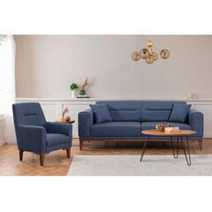 2-х частей гостиной мебельный комплект Asir Liones-TKM1-1048, синий цена и информация | Комплекты мягкой мебели | pigu.lt