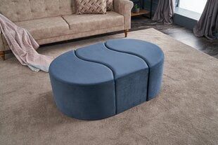 Pouffe Alya Puf - Blue цена и информация | Кресла-мешки и пуфы | pigu.lt