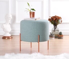 Pouffe Copper 43 - Sea Green цена и информация | Кресла-мешки и пуфы | pigu.lt