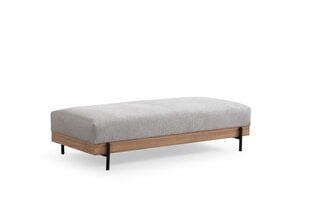 Pouffe Eti Oak Pouffe - Grey kaina ir informacija | Sėdmaišiai ir pufai | pigu.lt