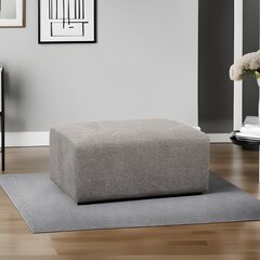 Pouffe Linden - Light Grey kaina ir informacija | Sėdmaišiai ir pufai | pigu.lt