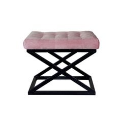 Pouffe Capraz - Black, Pink kaina ir informacija | Sėdmaišiai ir pufai | pigu.lt