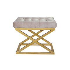 Pouffe Capraz - Gold, Cream kaina ir informacija | Sėdmaišiai ir pufai | pigu.lt