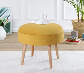 Pouffe Romley - Yellow kaina ir informacija | Sėdmaišiai ir pufai | pigu.lt