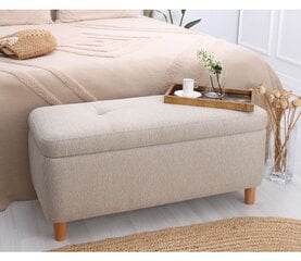 Pouffe Rocio - Beige kaina ir informacija | Sėdmaišiai ir pufai | pigu.lt