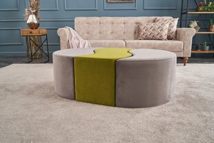 Pouffe Alya Puf - Mink, Green цена и информация | Кресла-мешки и пуфы | pigu.lt