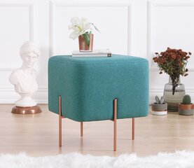 Pouffe Copper 57 - Green цена и информация | Кресла-мешки и пуфы | pigu.lt