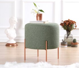 Pouffe Copper 41 - Green цена и информация | Кресла-мешки и пуфы | pigu.lt