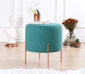 Pouffe Copper 45 - Green цена и информация | Кресла-мешки и пуфы | pigu.lt