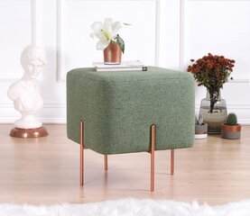 Pouffe Copper 52 - Green цена и информация | Кресла-мешки и пуфы | pigu.lt