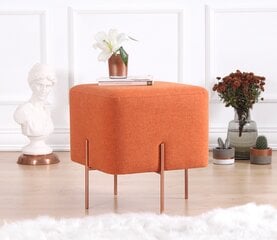 Pouffe Copper 53 - Orange цена и информация | Кресла-мешки и пуфы | pigu.lt