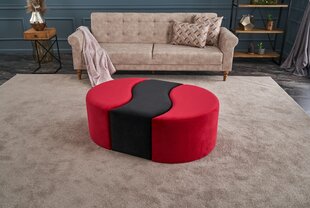 Pouffe Alya Puf - Red, Black цена и информация | Кресла-мешки и пуфы | pigu.lt